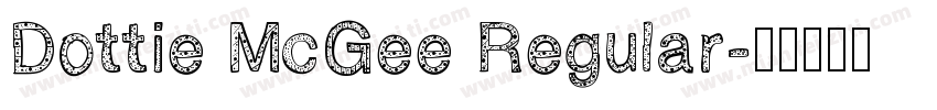 Dottie McGee Regular字体转换